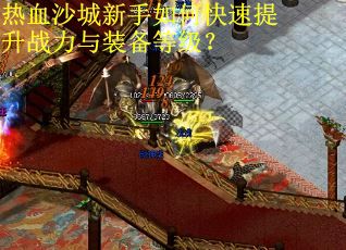 热血沙城新手如何快速提升战力与装备等级？