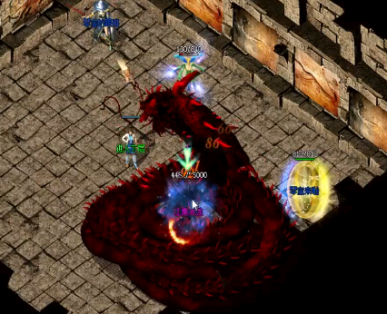 超变传奇网站道士怎样单独偷袭干掉强大BOSS