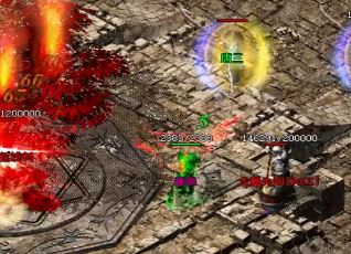 在热血传奇SF里我们能不能不看血就打仗