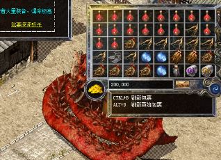 玩家在传奇私服要记得选择怪物来打