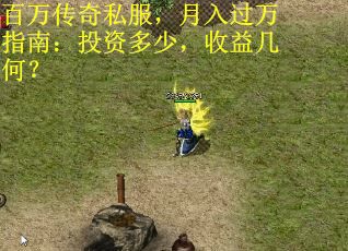 百万传奇私服，月入过万指南：投资多少，收益几何？