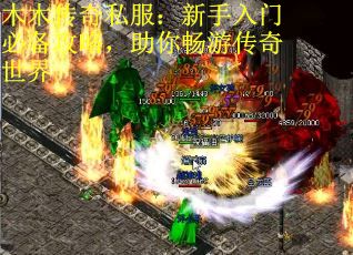木木传奇私服:新手入门必备攻略,助你畅游传奇世界 木木传奇私服:新手入门必备攻略,助你畅游传奇世界