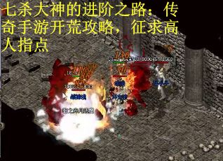 七杀大神的进阶之路:传奇手游开荒攻略,征求高人指点 七杀大神的进阶之路:传奇手游开荒攻略,征求高人指点