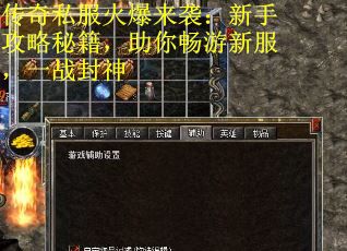 传奇私服火爆来袭：新手攻略秘籍，助你畅游新服，一战封神