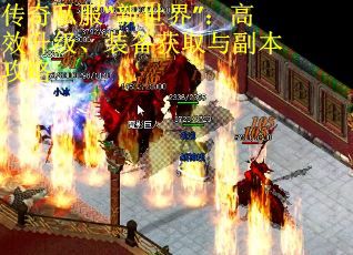 传奇私服“新世界”：高效升级、装备获取与副本攻略