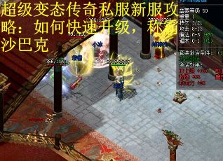 超级变态传奇私服新服攻略：如何快速升级，称霸沙巴克