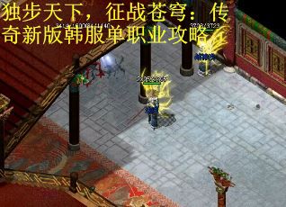 独步天下，征战苍穹：传奇新版韩服单职业攻略