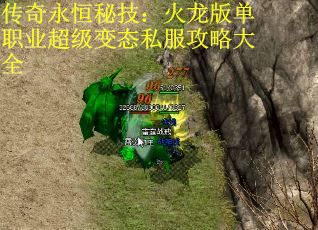 传奇永恒秘技:火龙版单职业超级变态私服攻略大全 传奇永恒秘技:火龙版单职业超级变态私服攻略大全