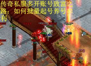 传奇私服多开账号致富之路:如何批量起号养号牟利 传奇私服多开账号致富之路:如何批量起号养号牟利