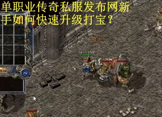 单职业传奇私服发布网新手如何快速升级打宝？