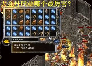 大金丹职业哪个最厉害? 大金丹职业哪个最厉害?