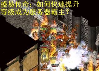 盛易传奇：如何快速提升等级成为服务器霸主？