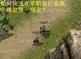 如何快速在单职业打金服中赚取第一桶金? 如何快速在单职业打金服中赚取第一桶金?