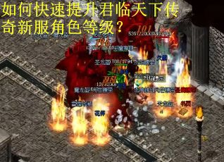 如何快速提升君临天下传奇新服角色等级？