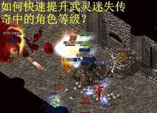 如何快速提升武灵迷失传奇中的角色等级？