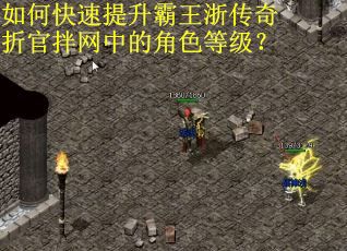 如何快速提升霸王浙传奇折官拌网中的角色等级？