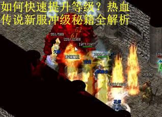 如何快速提升等级？热血传说新服冲级秘籍全解析