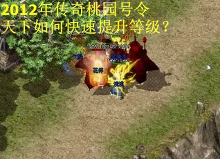 2012年传奇桃园号令天下如何快速提升等级？