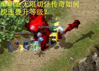 单职业无限切怪传奇如何快速提升等级？