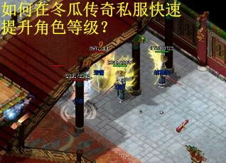 如何在冬瓜传奇私服快速提升角色等级？